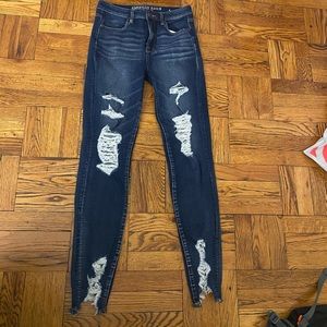 American Eagle Super stretch hi rise jeggings
